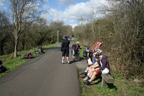 First refreshment stop on the Bristol & Bath Railway Path