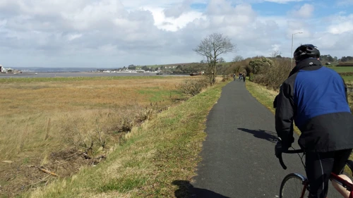 The Tarka Trail between Bideford and Instow.