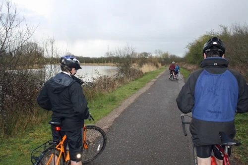 Path along the Exeter Ship Canal near Countess Wear.