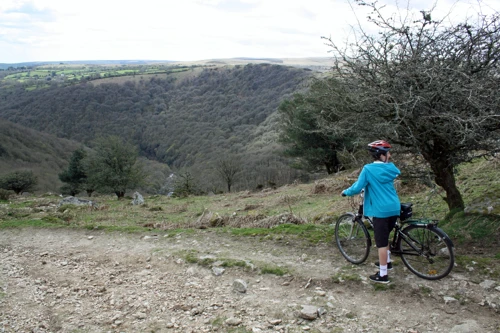 Fabulous view over a secluded stretch of the Dart Valley from Dr Blackall’s Drive near Mel Tor