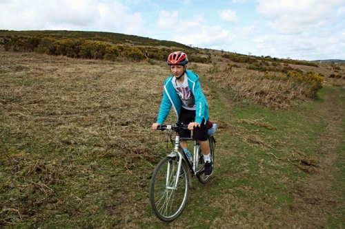 George on the moorland path from Dr Blackall’s Drive to New Bridge