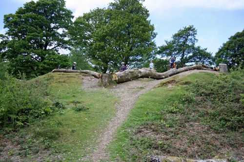 Desecration at Hembury Fort.