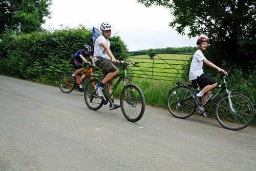 Lawrence strikes his usual pose approaching Abham, heading home from Staverton.