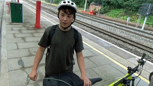 Ready to roll from Lancaster station.