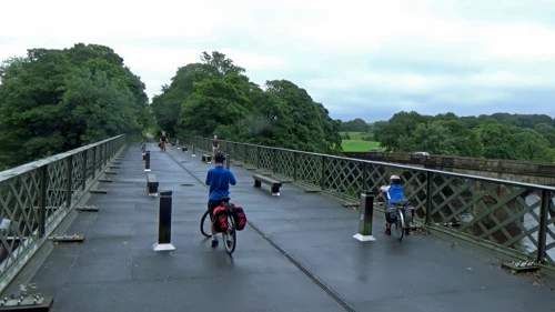 Caton Lune Bridge on the Lune Valley Ramble path, 8.3 miles in.