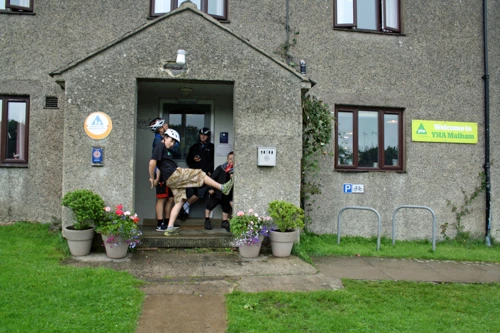 Malham Youth Hostel, our launchpad for the day's adventures.