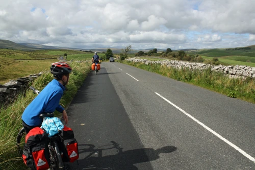 First stage of the climb through Ribblesdale.