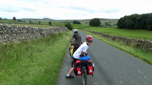Scouting a lunch spot near Sedbusk, Wensleydale