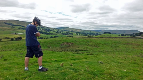 Fabulous views from our Camshouse Pasture lunch spot, Wensleydale