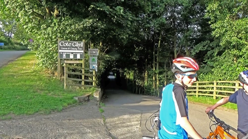 Entrance to Cote Ghyll Mill, Osmotherley.