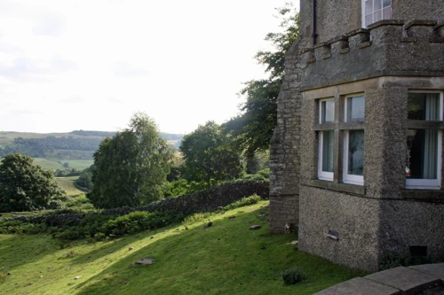 Grinton Lodge Youth Hostel in its idyllic setting.
