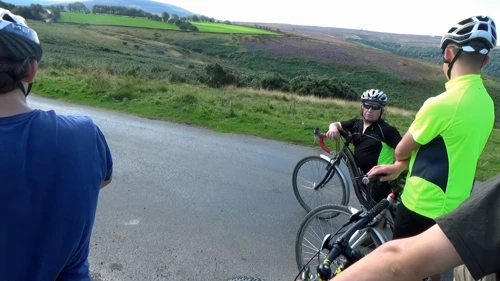 Solomon’s Temple, Osmotherley Moor, 2.3 miles into the ride