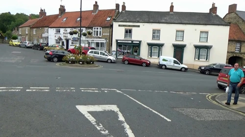Market Place, Kirkbymoorside—near our café stop.