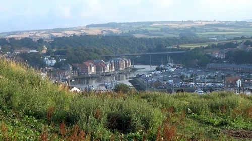 View back to Whitby from Church Lane.