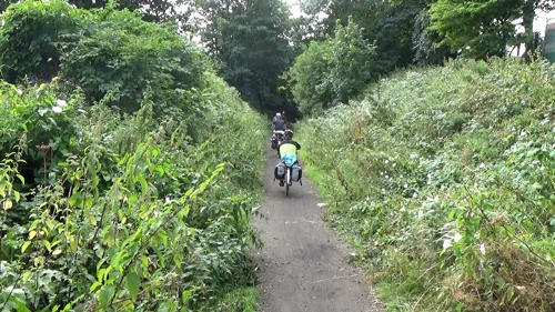Start of the Cinder Track at Whitby, running all the way to Scarborough