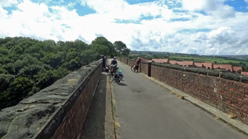 Larpool Viaduct on the Cinder Track, 2.7 miles into the ride