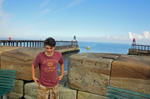 Lawrence on the West Pier, Whitby