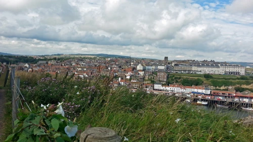 Whitby from St Mary’s Church, near the hostel