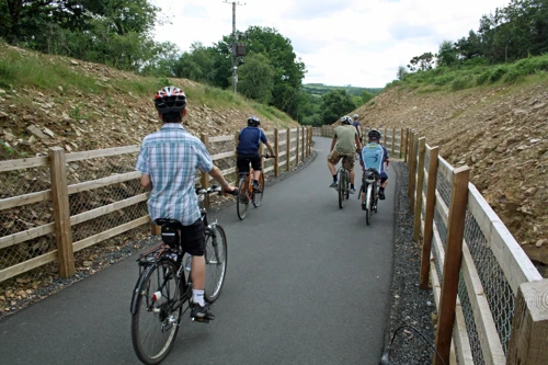 The newly rebuilt section at Clearbrook on Drake’s Trail.
