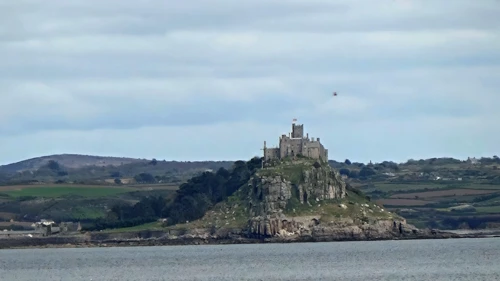 St Michael's Mount from the Promenade, Penzance.