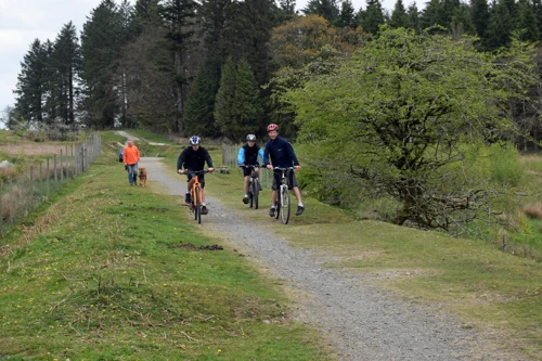 Approaching Burrator on the cycle path from Princetown.