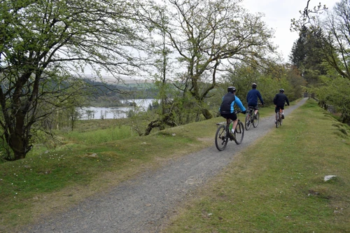 Approaching Burrator on the cycle path from Princetown.