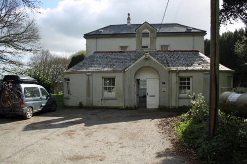 The original front entrance of Golant Youth Hostel