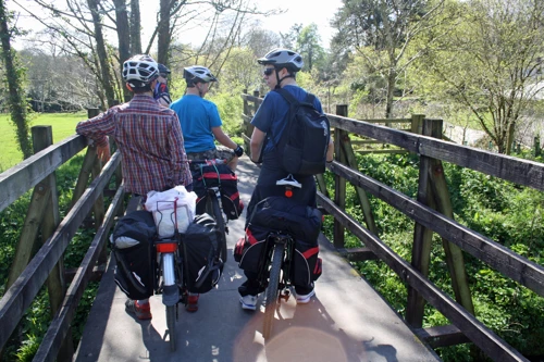 The cycle path to Mevagissey near Tregorrick
