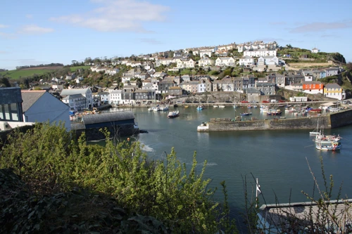 View back to Mevagissey from Polkirt Hill