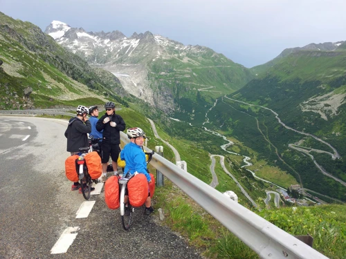 Magnificent views from Grimsel Pass Overlook