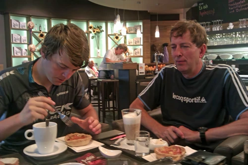 A perfect cafe stop at Rotkreuz